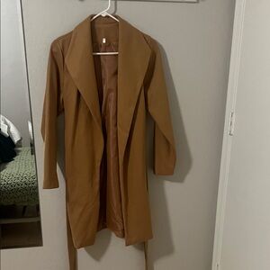 Amazon Tan Women's Trench Coat